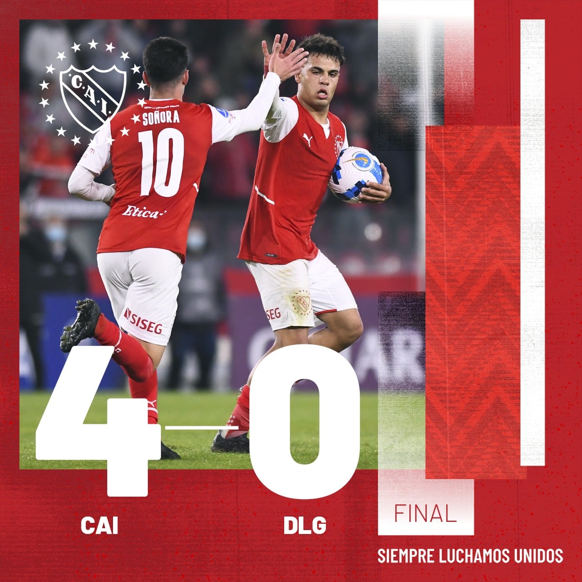 Independiente x Deportivo La Guaira- Como Aconteceu &ndash; Resultado, Destaques E Rea&ccedil;&atilde;o