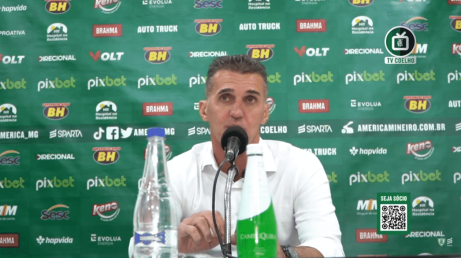 Vágner Mancini avalia atletas da base do América-MG