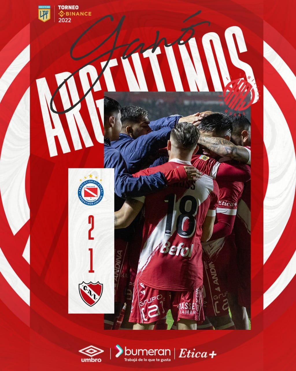 Argentinos Juniors x Independiente Como Aconteceu &ndash; Resultado, Destaques E Rea&ccedil;&atilde;o