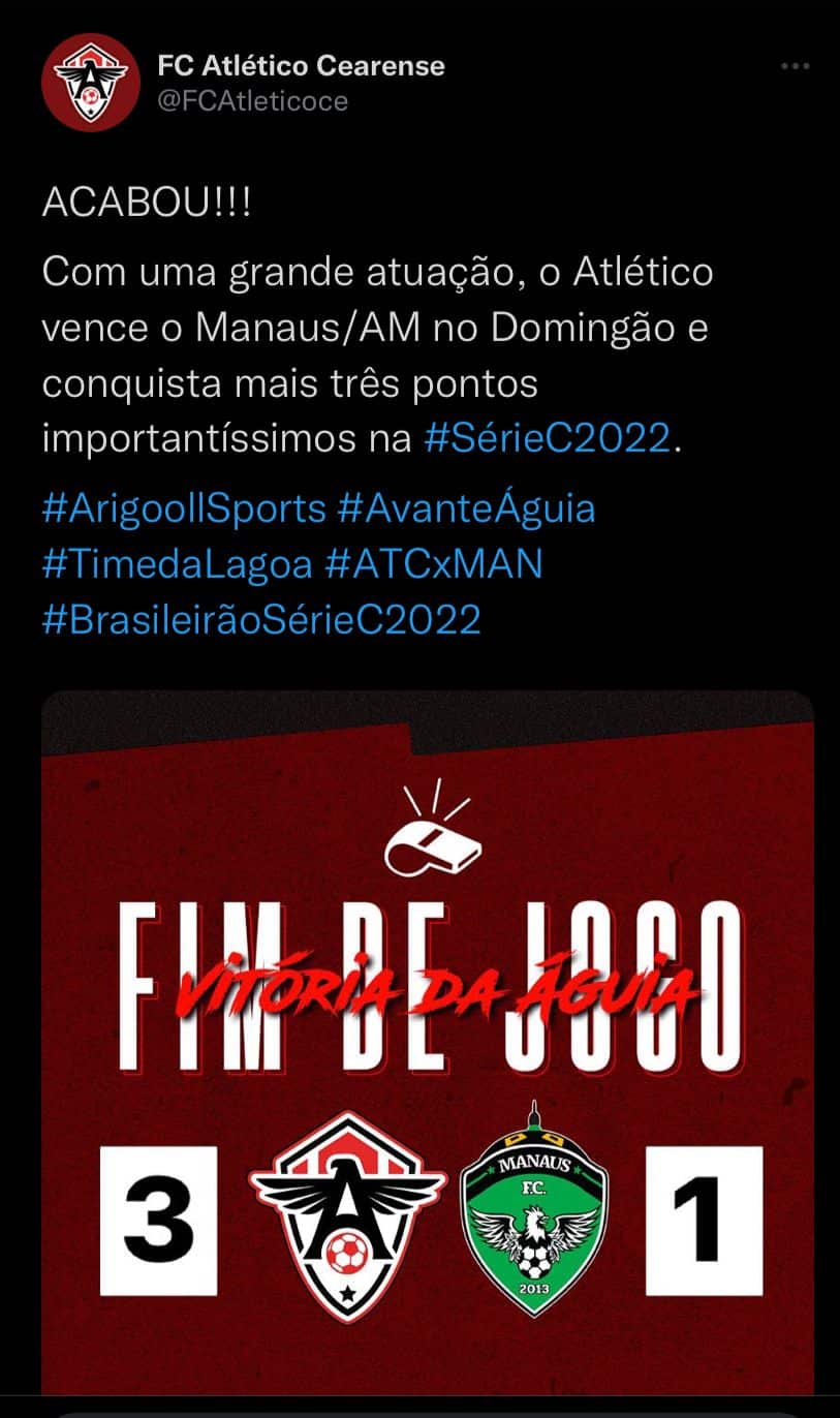 Atlético-CE x Manaus