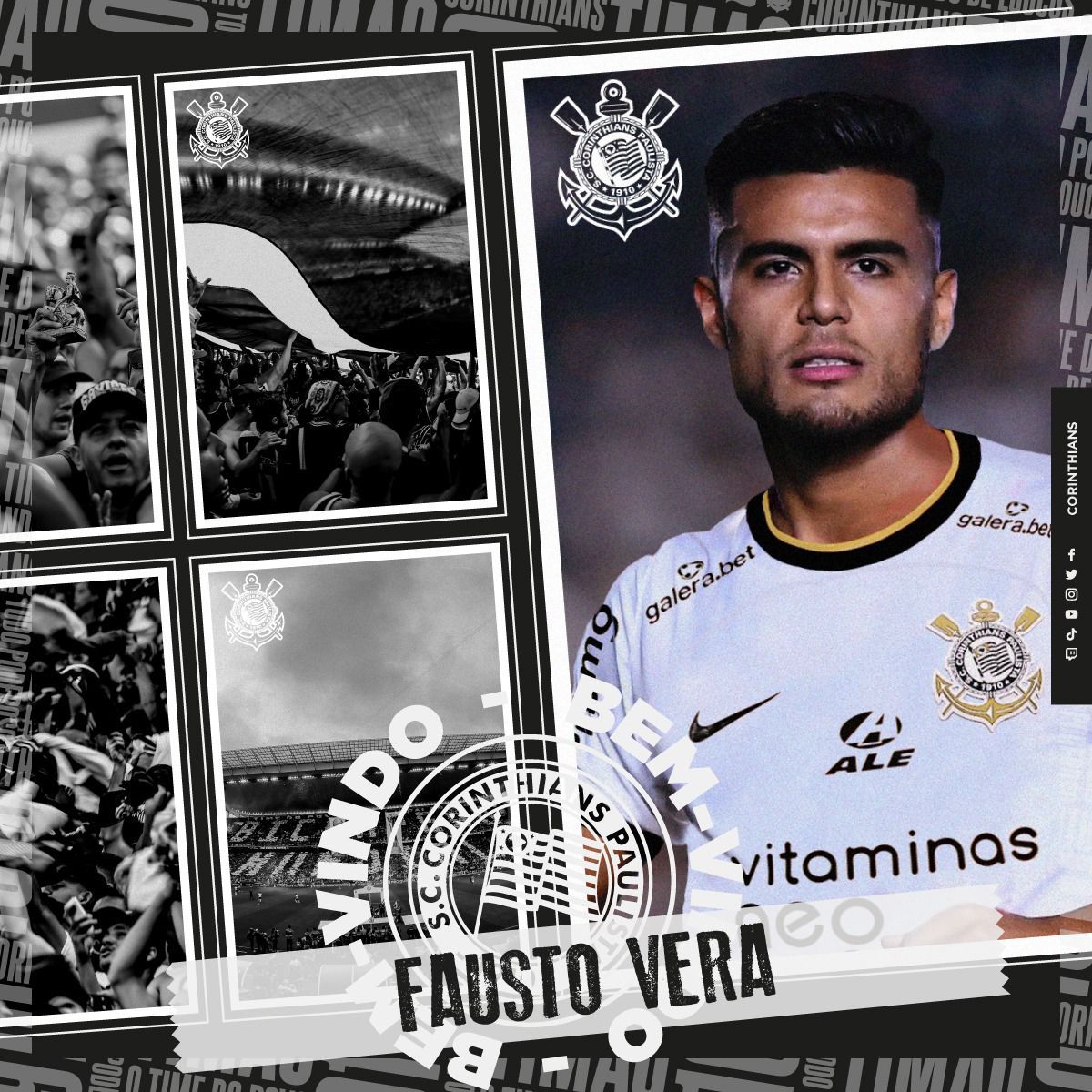 Corinthians anuncia a contratação de Fausto Vera