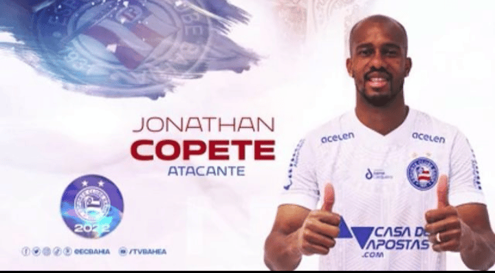 Bahia anuncia contrata&ccedil;&atilde;o de Jonathan Copete