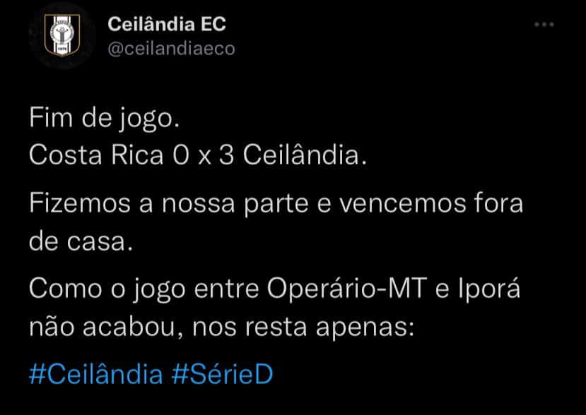 Costa Rica-MS x Ceilândia