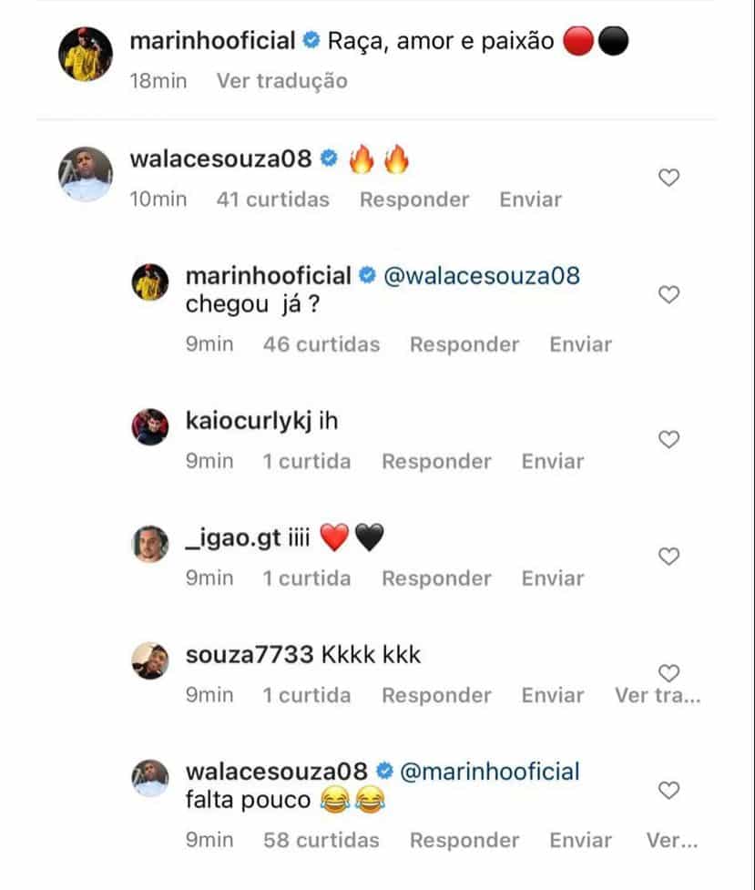 Walace empolga torcedores do Flamengo