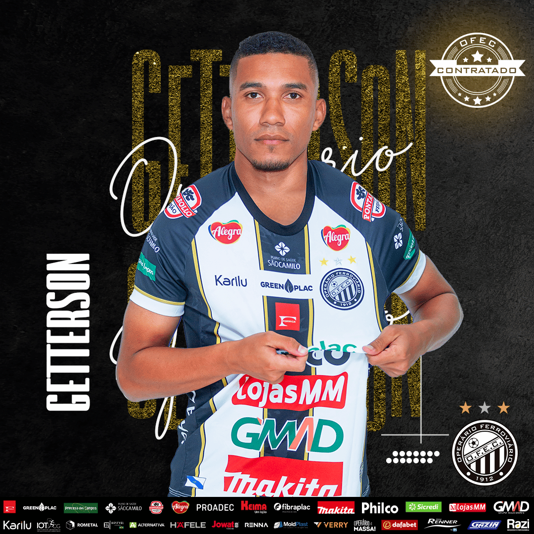 Mais uma contrata&ccedil;&atilde;o alvinegra: Getterson chega ao elenco do Oper&aacute;rio-PR