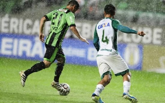 &Uacute;ltima vez que Am&eacute;rica-MG e Goi&aacute;s se enfrentaram foi na S&eacute;rie B de 2017