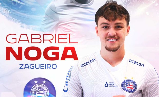 Gabriel Noga &eacute; anunciado no Bahia