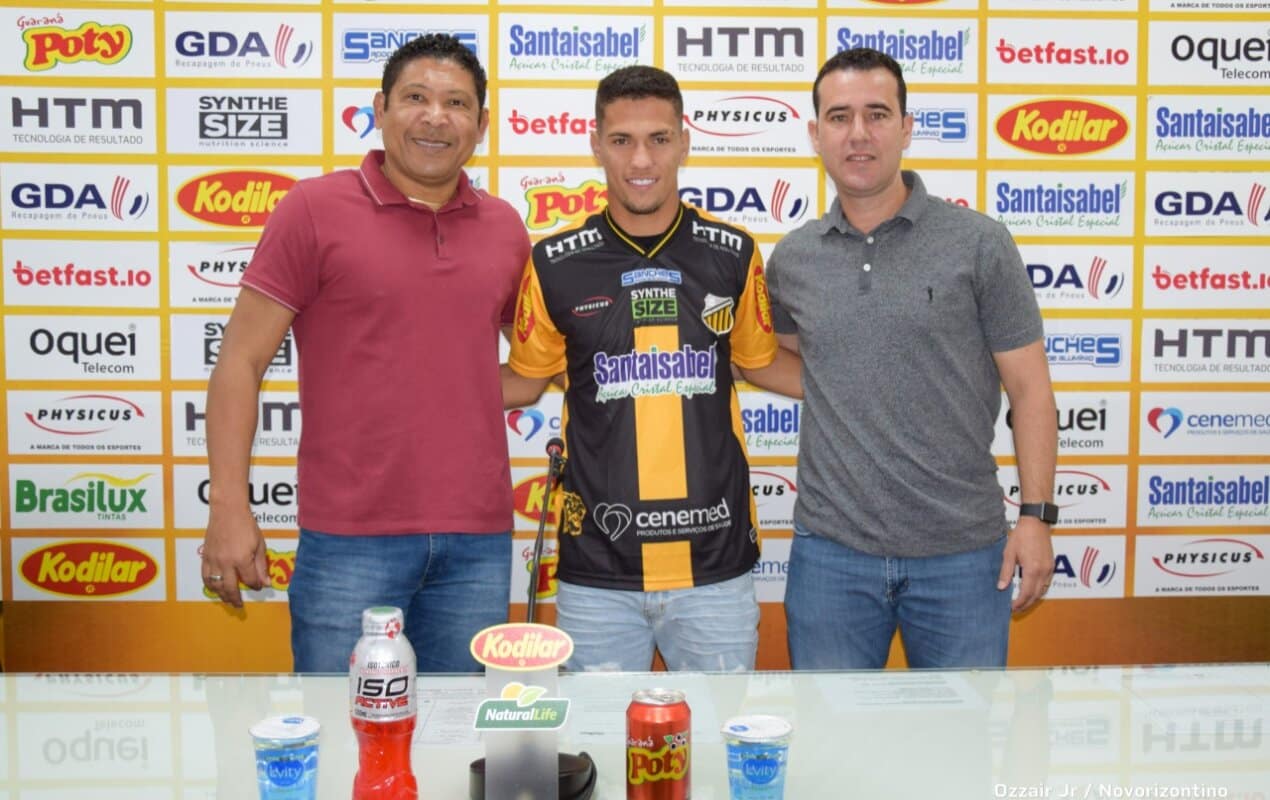 Atacante Vin&iacute;cius Leite &eacute; emprestado ao Novorizontino