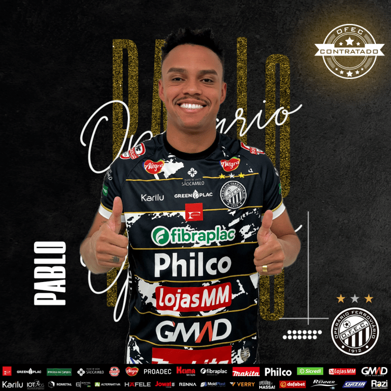 Pablo Diogo &eacute; o novo refor&ccedil;o do Oper&aacute;rio-PR