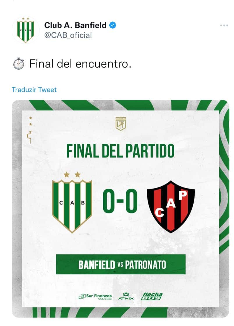 Banfield x Patronato 