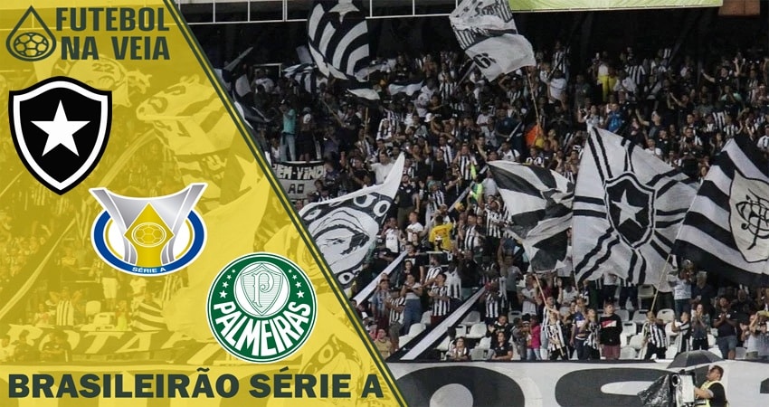 Palpites Botafogo x Palmeiras – 03/10 – Brasileirão Série A 2022