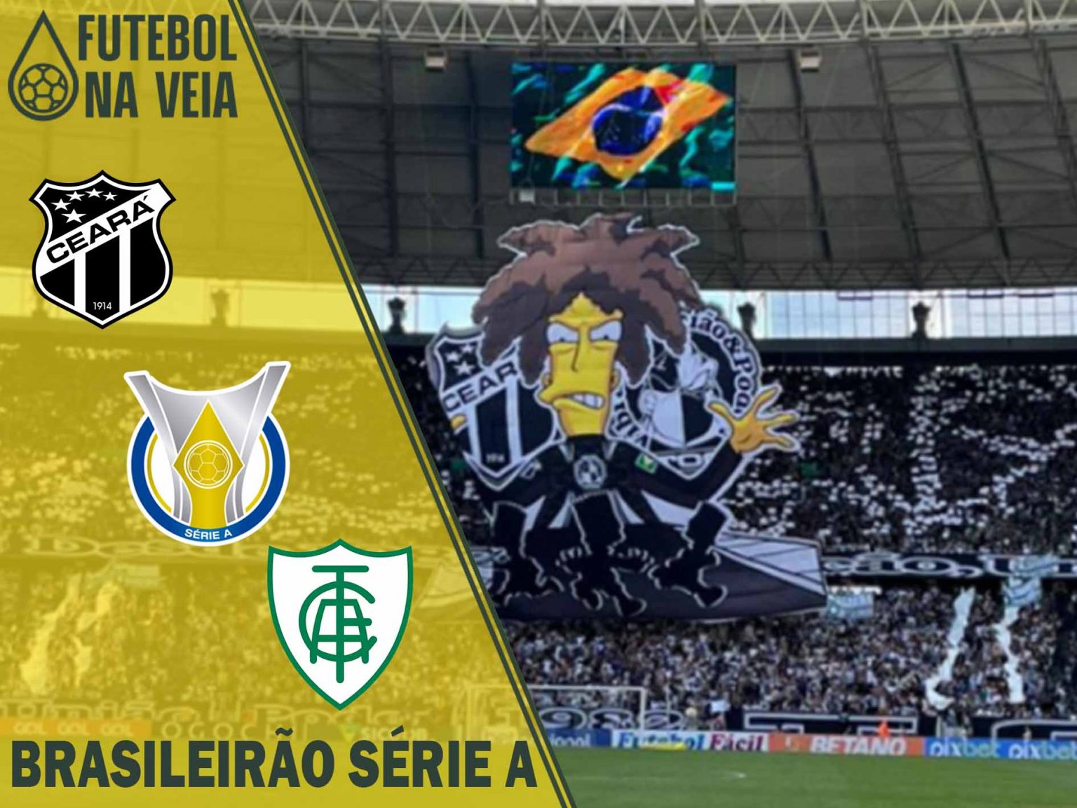 Palpites Ceará x América-MG – 01/10 – Brasileirão Série A 2022