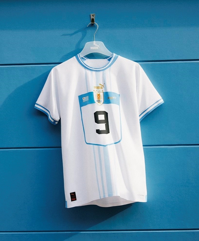 Uniforme do Uruguai para a Copa do Mundo 2022: veja fotos