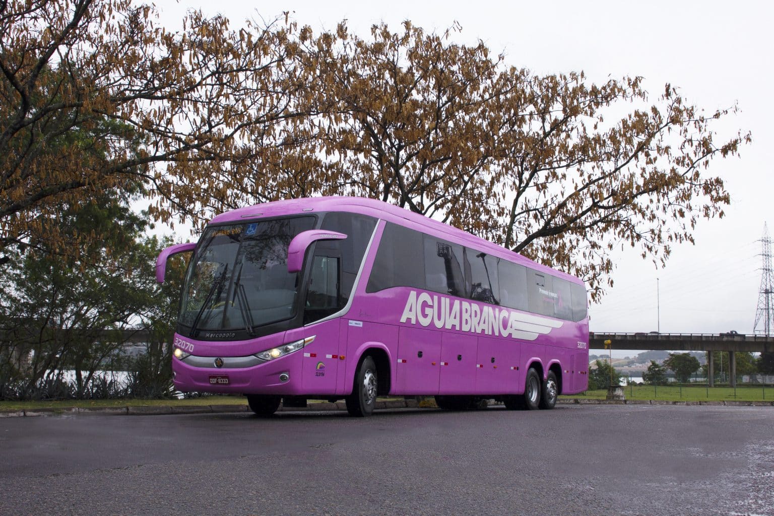 Fluminense chega de &ocirc;nibus rosa contra o Am&eacute;rica-MG