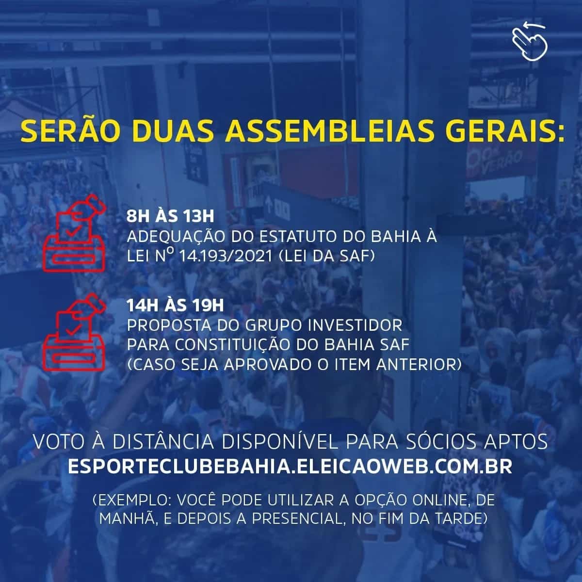 Bahia divulga cronograma para vota&ccedil;&atilde;o de assembleias no s&aacute;bado
