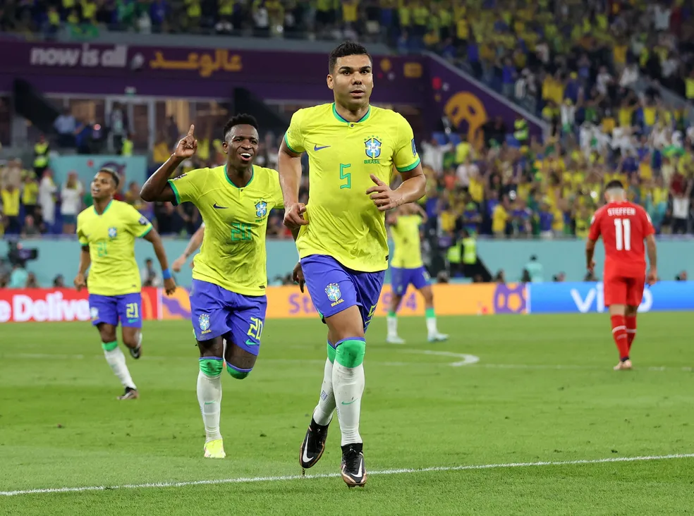 Casemiro fala sobre gol e vit&oacute;ria da Sele&ccedil;&atilde;o Brasileira