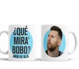 "Qu&eacute; mir&aacute;, bobo" frase de Messi vira febre entre argentinos