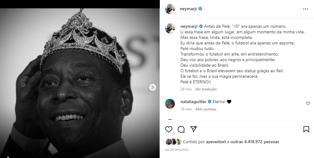 Imagem: Reprodu&ccedil;&atilde;o / Neymar Jr.