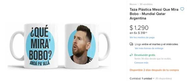 &ldquo;Qu&eacute; mir&aacute;, bobo&rdquo; frase de Messi vira febre entre argentinos