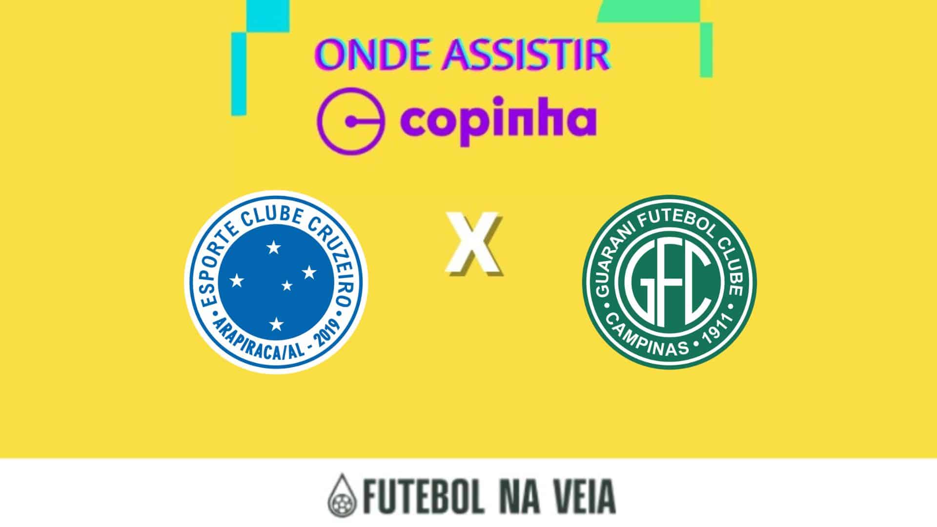 Cruzeiro-AL x Guarani ao vivo e online: onde assistir, hor&aacute;rio e escala&ccedil;&atilde;o na Copinha 2023