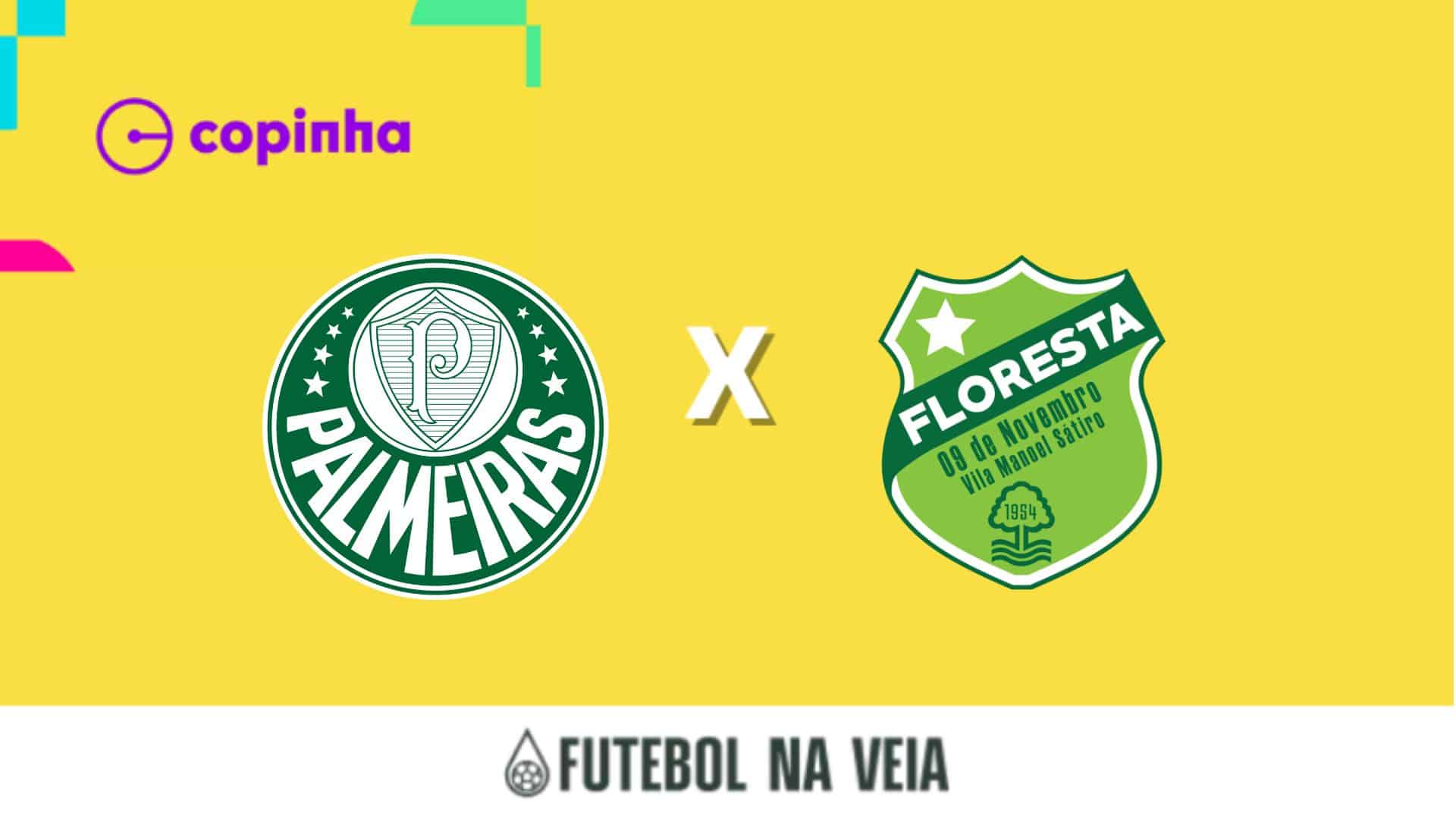 Palpite Palmeiras x Floresta-CE – 18/01 – Copinha 2023