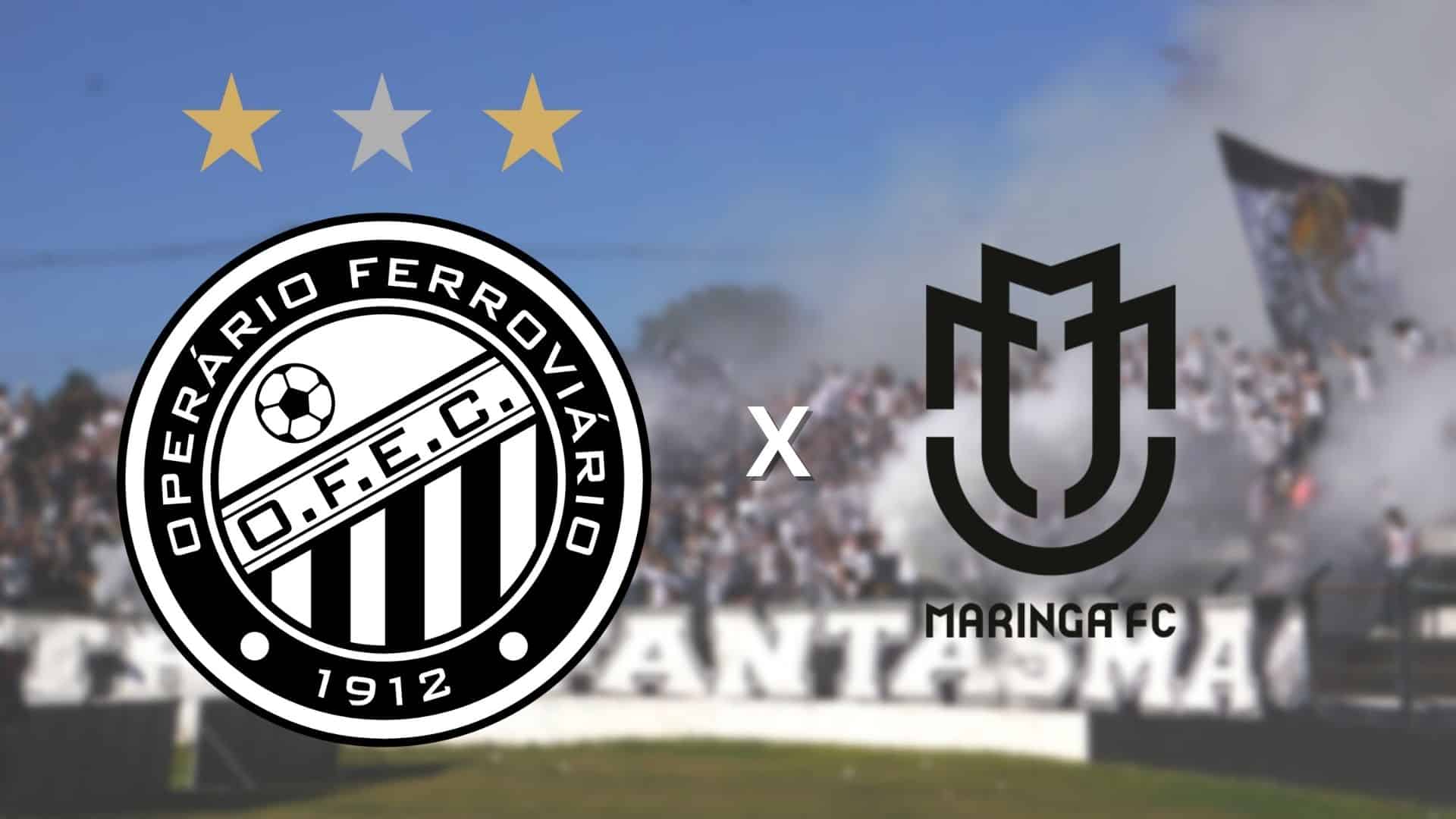 Operário-PR x Maringá ao vivo e online: onde assistir, horário e escalação no Campeonato Paranaense 2023