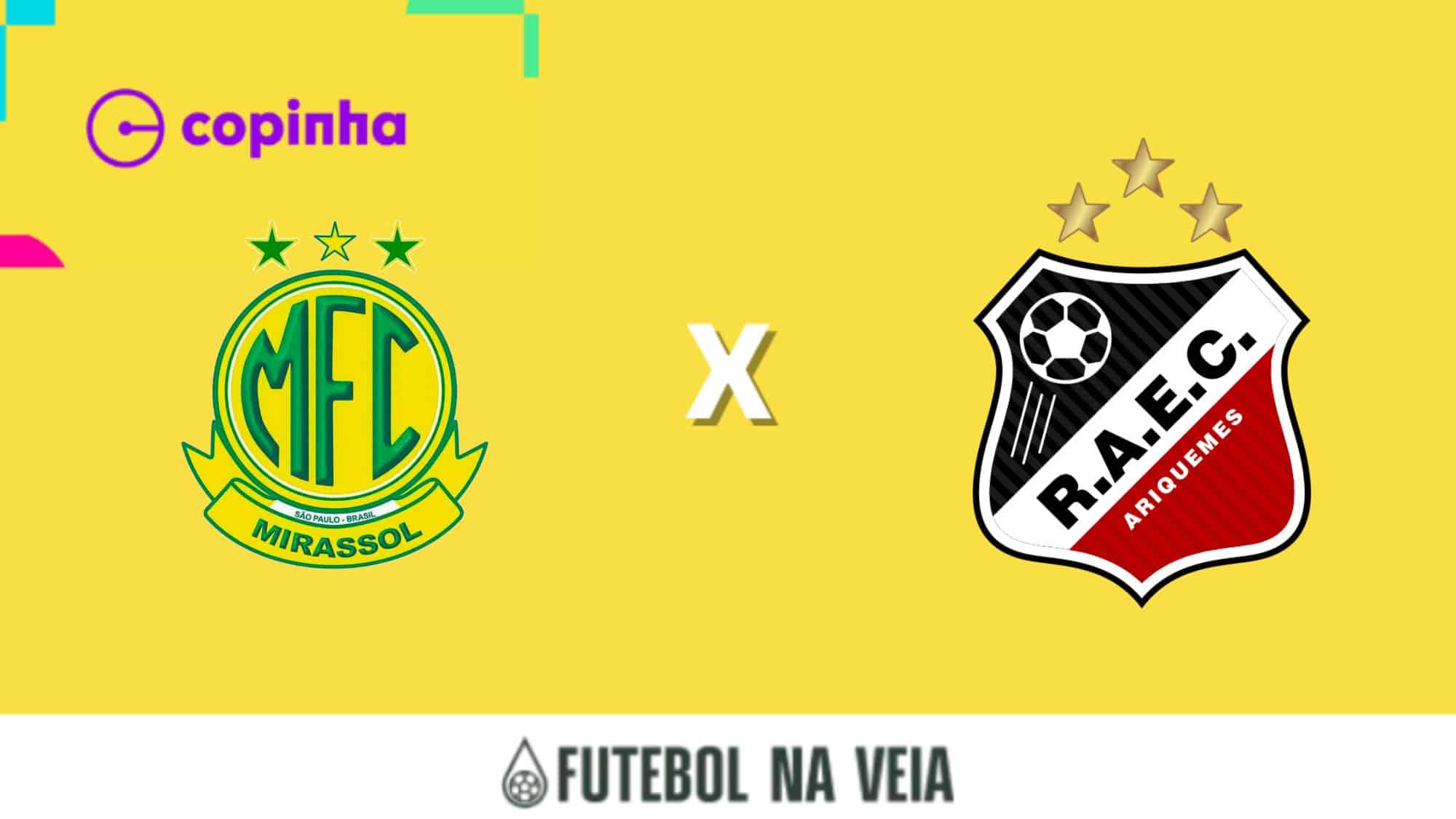 Palpite Mirassol x Real Ariquemes – 12/01 – Copinha 2023