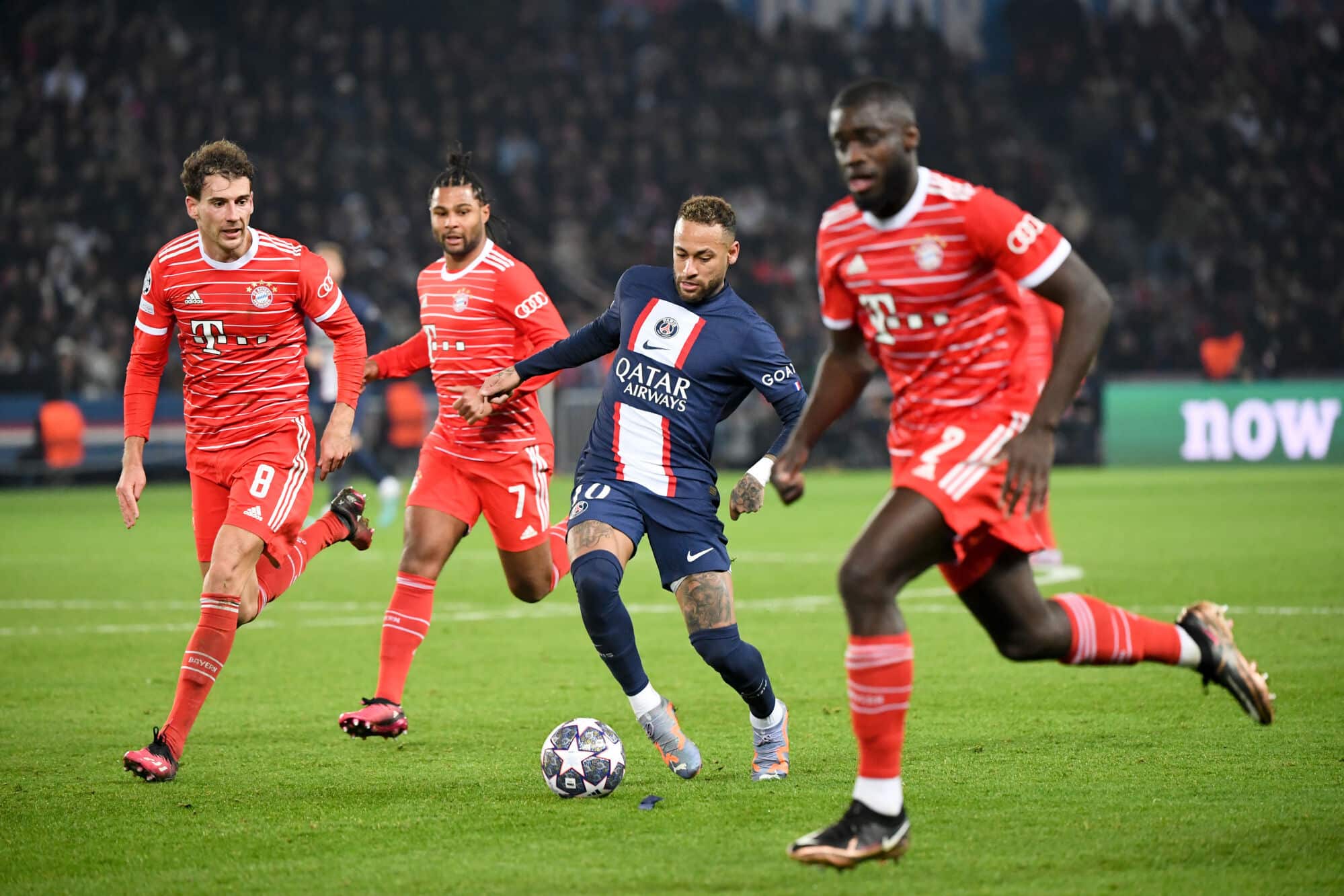 Neymar, Goretzka, Upamecano e Gnabry