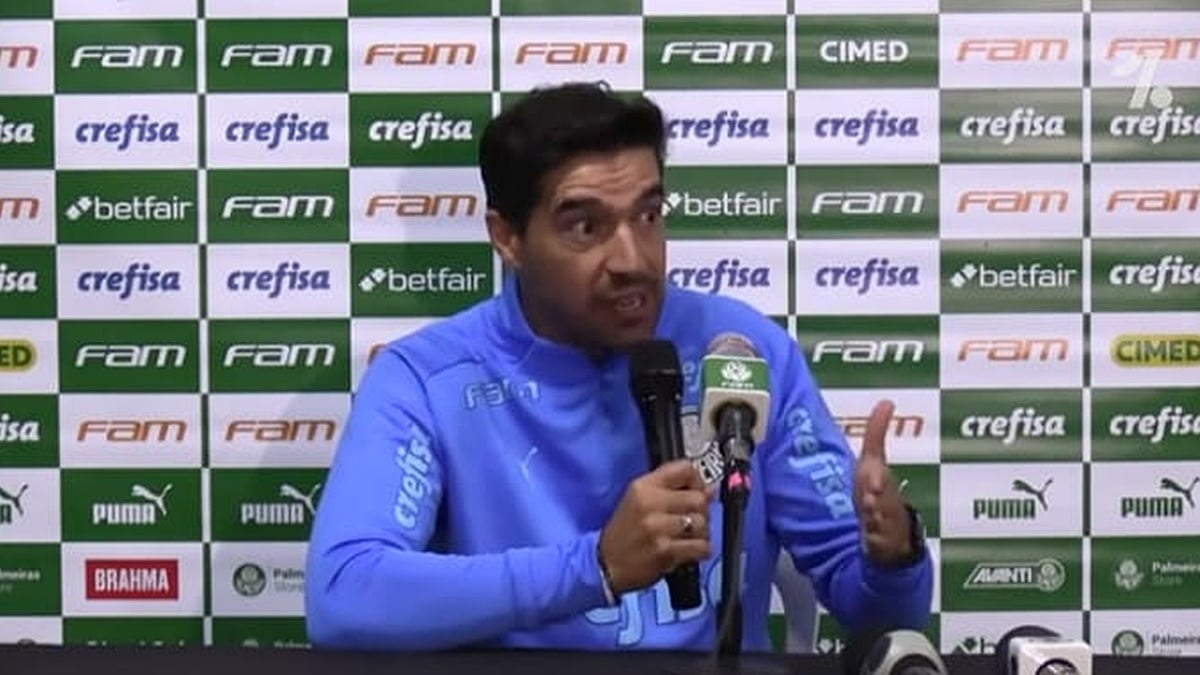 Em coletiva p&oacute;s-jogo, Abel Ferreira responde sobre perman&ecirc;ncia no Palmeiras; confira