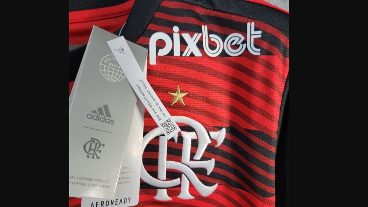 Flamengo &eacute; patrocinado por site de apostas esportivas. Foto: Reprodu&ccedil;&atilde;o / Youtube