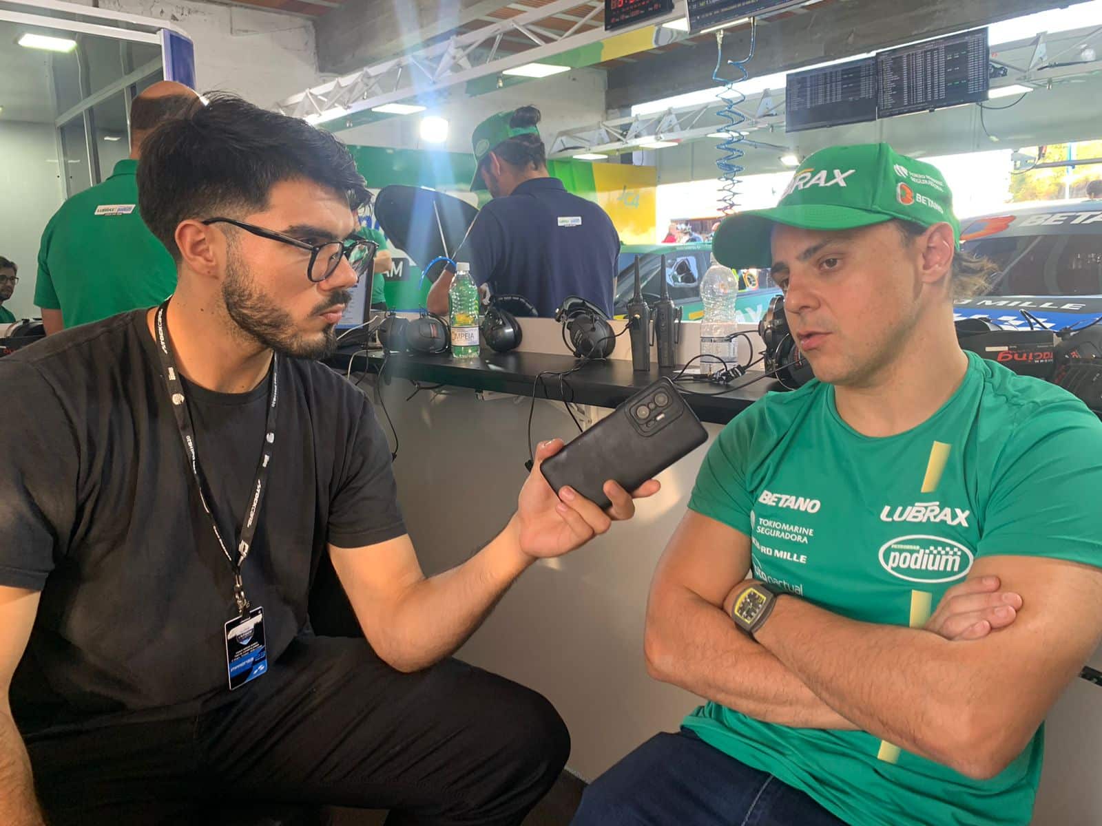 A entrevista exclusiva de Felipe Massa, da Stock Car, para o Futebol na Veia. Foto: Carlos Soares