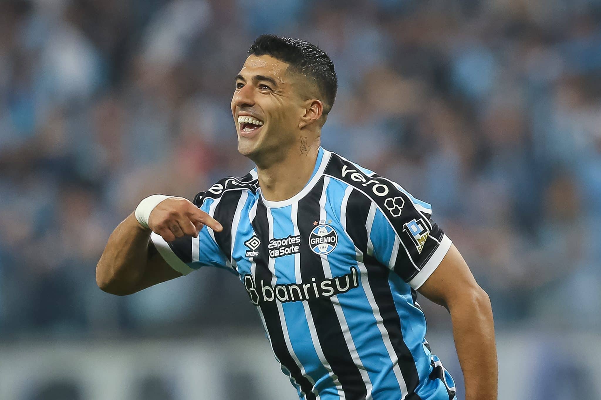 Craque! Veja os n&uacute;meros de Lu&iacute;s Su&aacute;rez no Gr&ecirc;mio em 2023