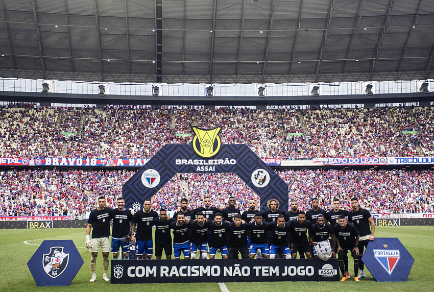 Fortaleza e Vasco fazem a&ccedil;&atilde;o para combater racismo; saiba mais