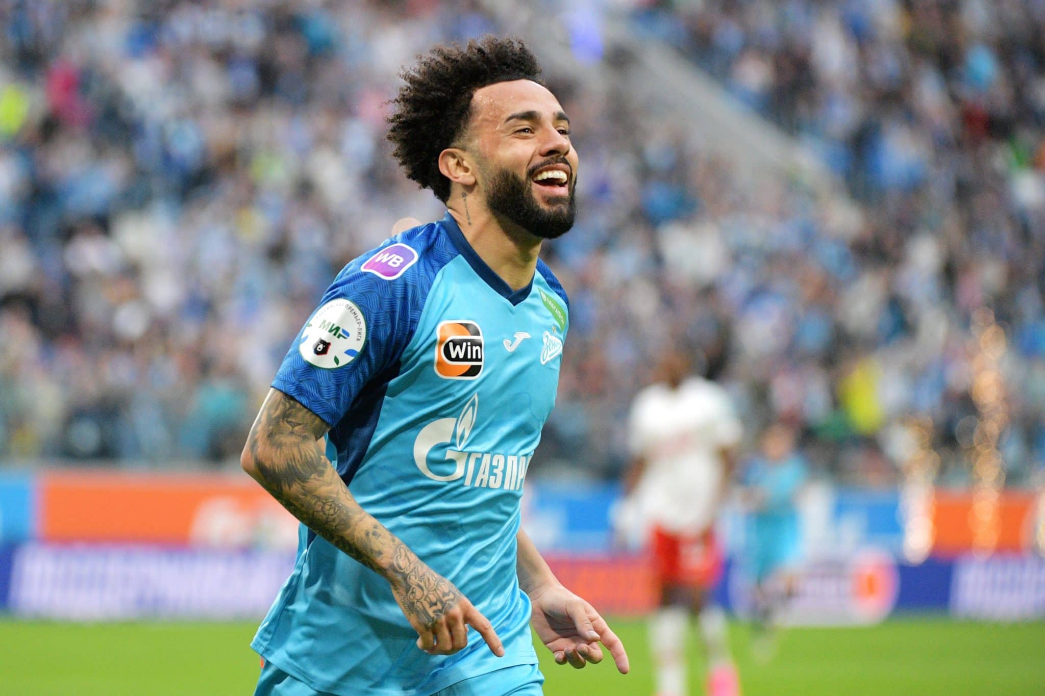 Confira os números de Claudinho, alvo do Palmeiras, no futebol russo