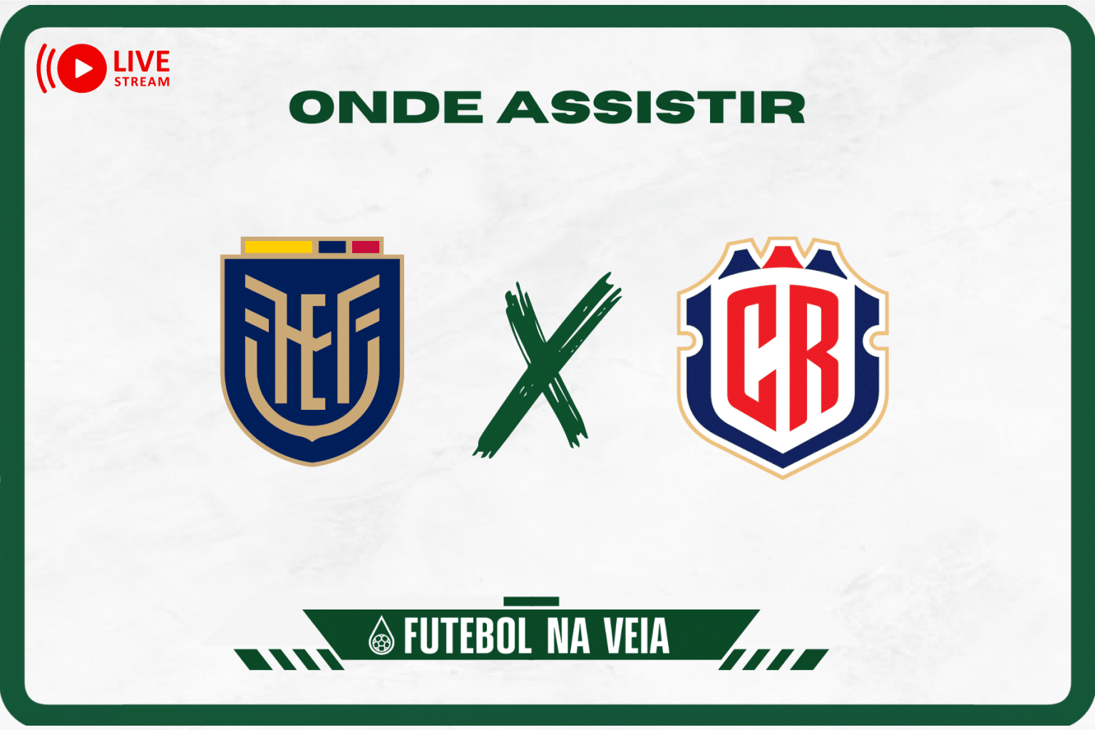 Equador x Costa Rica ao vivo e online: onde assistir, hor&aacute;rio e escala&ccedil;&atilde;o no Amistoso Internacional 2023