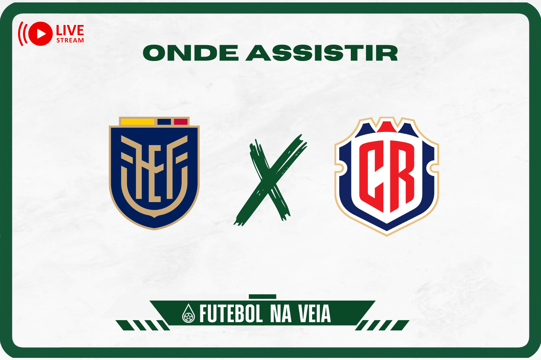 Equador x Costa Rica ao vivo e online: onde assistir, hor&aacute;rio e escala&ccedil;&atilde;o no Amistoso Internacional 2023