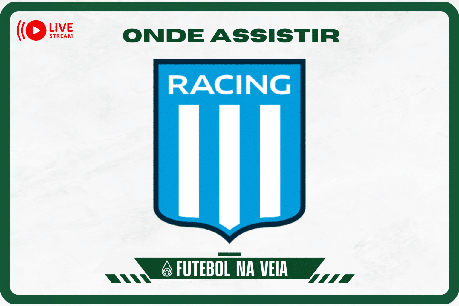 Jogo do Racing hoje ao vivo: onde assistir?