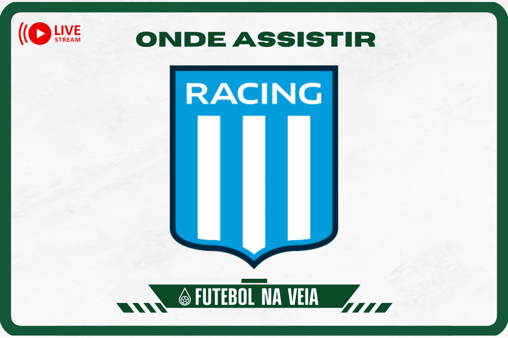 Jogo do Racing hoje ao vivo: onde assistir?