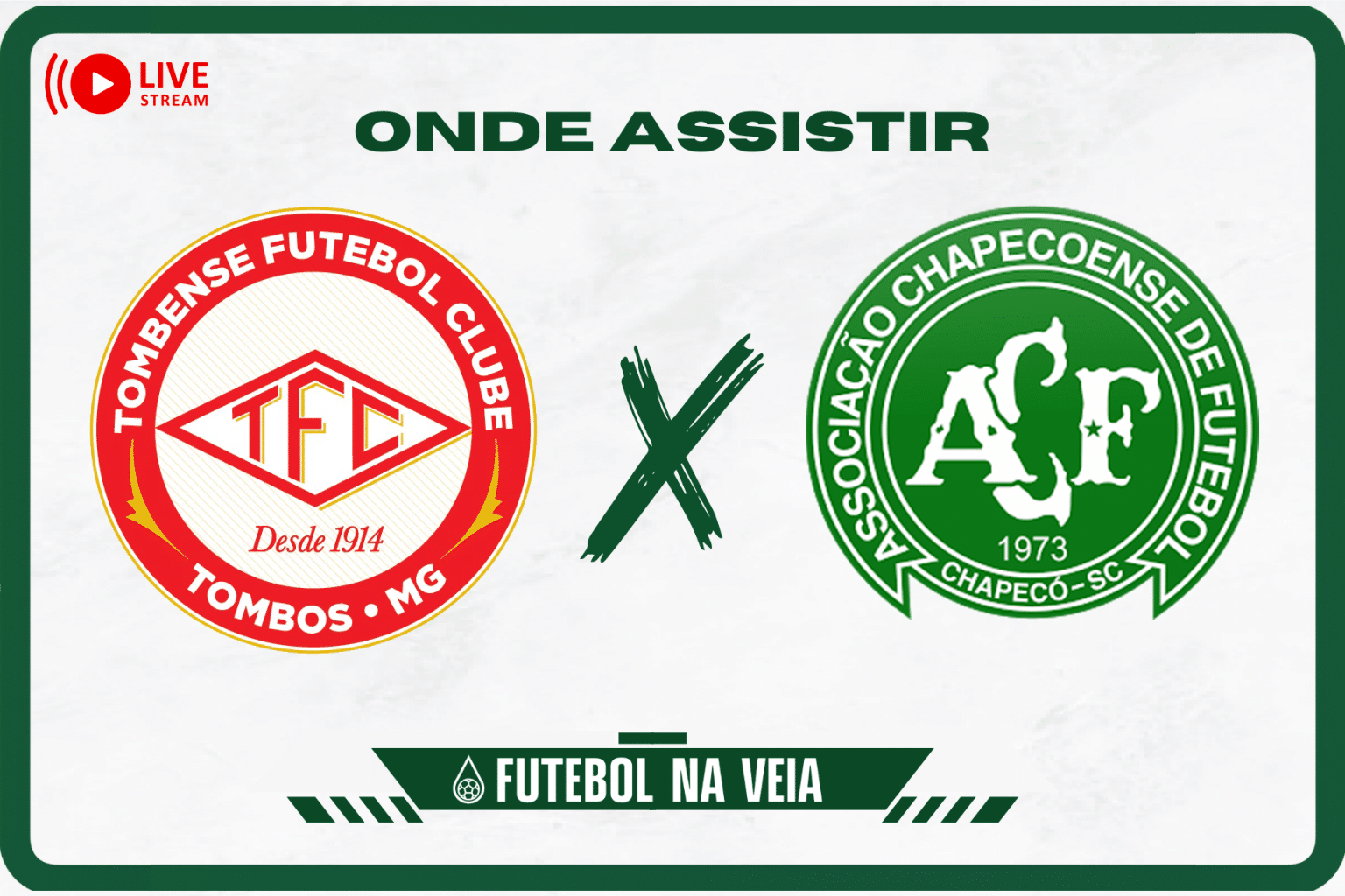 Tombense x Chapecoense ao vivo e online: onde assistir, horário e escalação no Brasileirão Série B 2023
