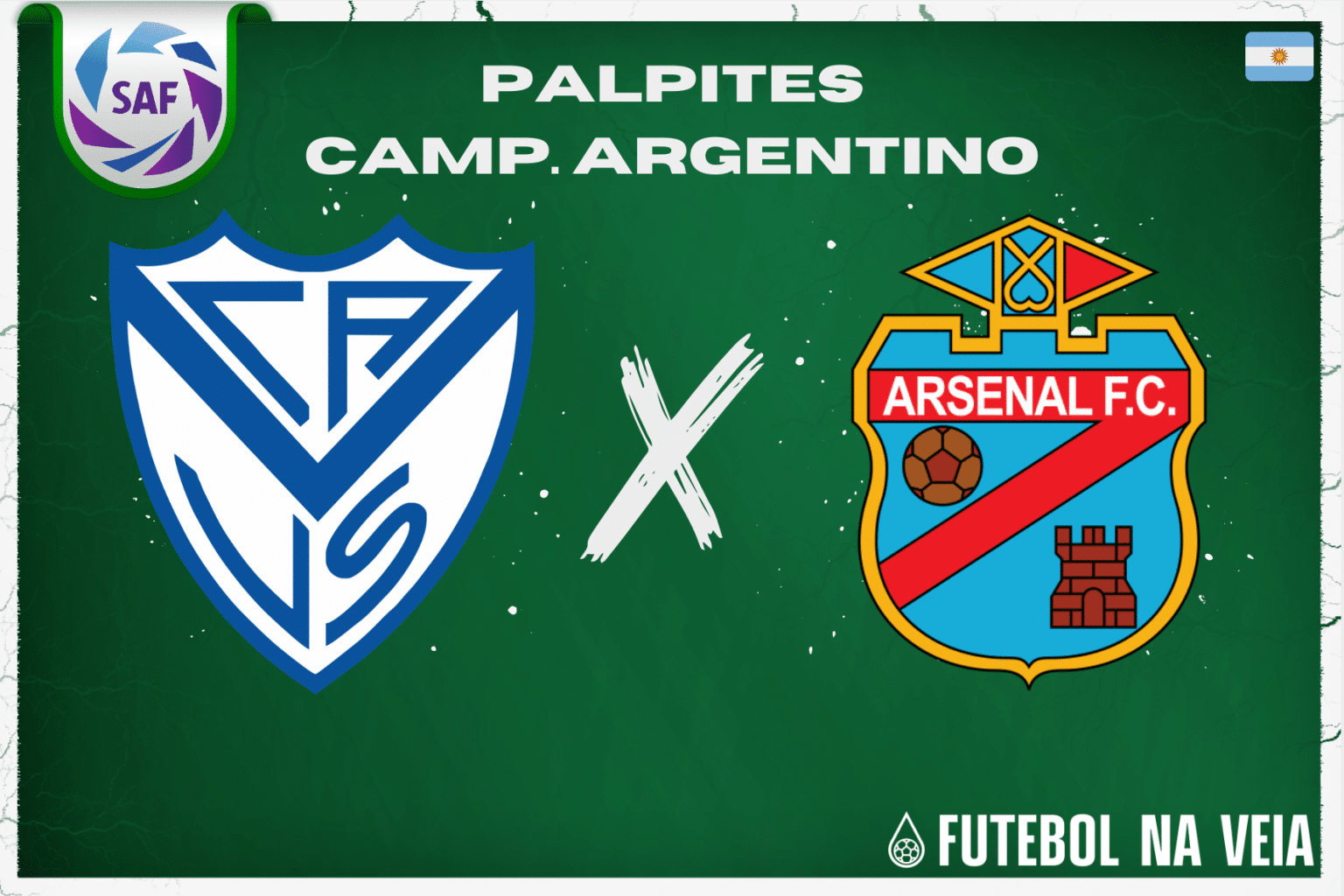 Palpite Vélez Sarsfield x Arsenal de Sarandí – 30/06 – Campeonato Argentino 2023