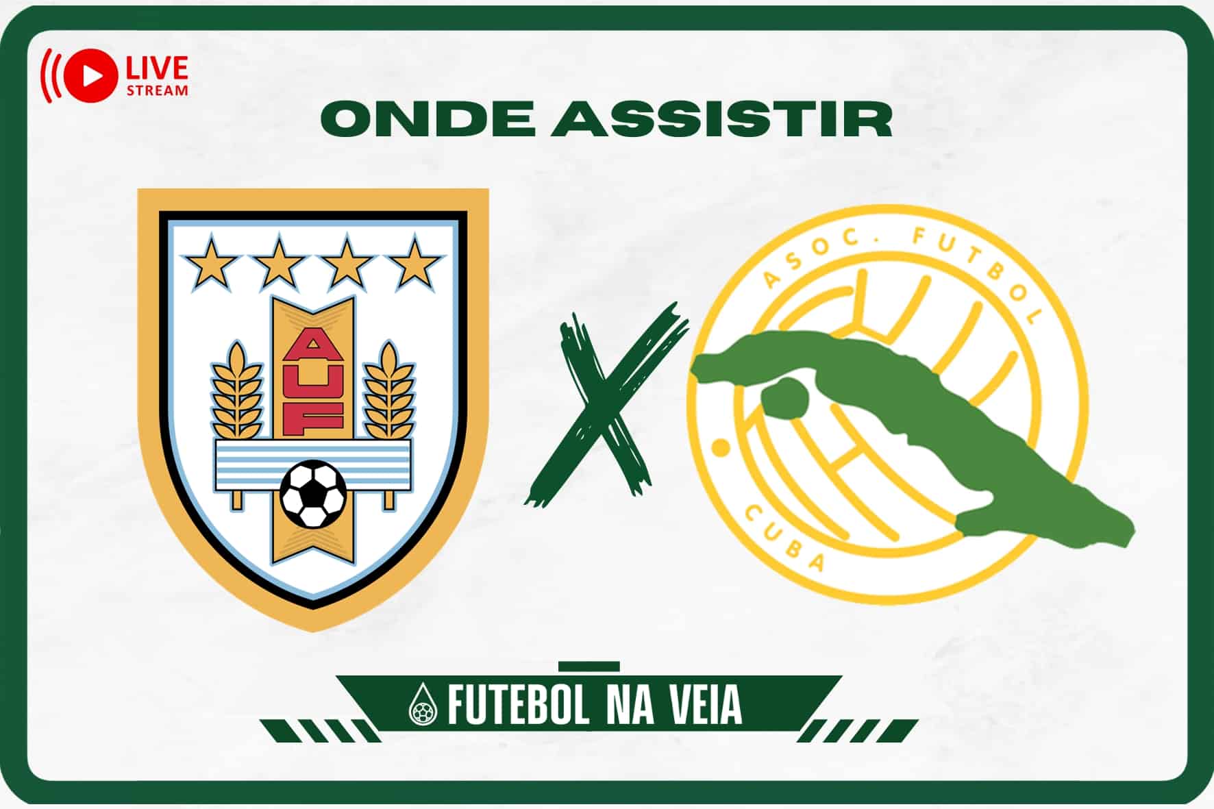 Uruguai x Cuba ao vivo e online: onde assistir, hor&aacute;rio e escala&ccedil;&atilde;o no Amistoso Internacional 2023
