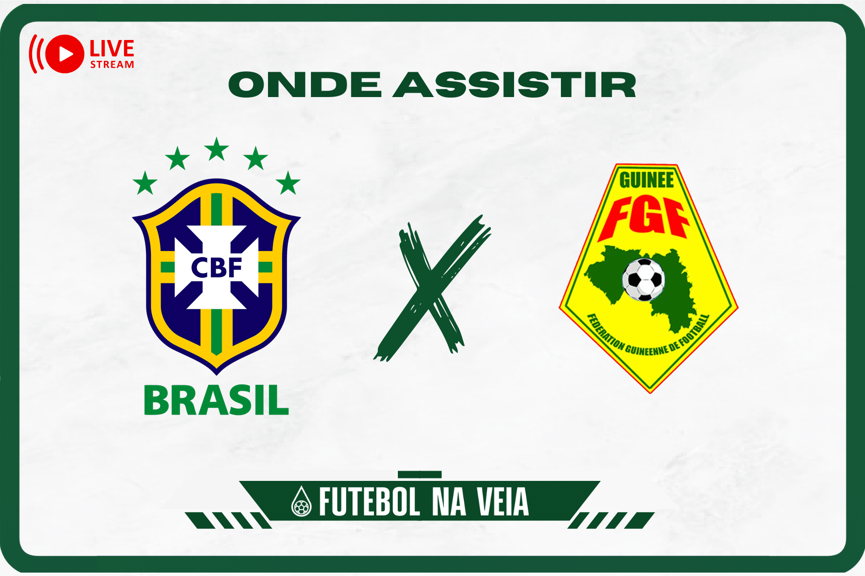 Brasil x Guin&eacute; ao vivo e online: onde assistir, hor&aacute;rio e escala&ccedil;&atilde;o no Amistosos Internacionais 2023