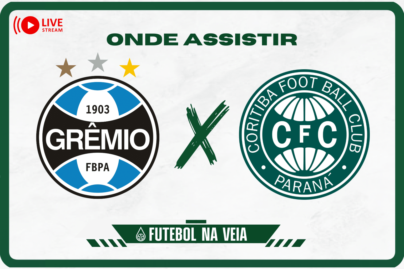 Gr&ecirc;mio x Coritiba ao vivo e online: onde assistir, hor&aacute;rio e escala&ccedil;&atilde;o no Brasileir&atilde;o S&eacute;rie A 2023