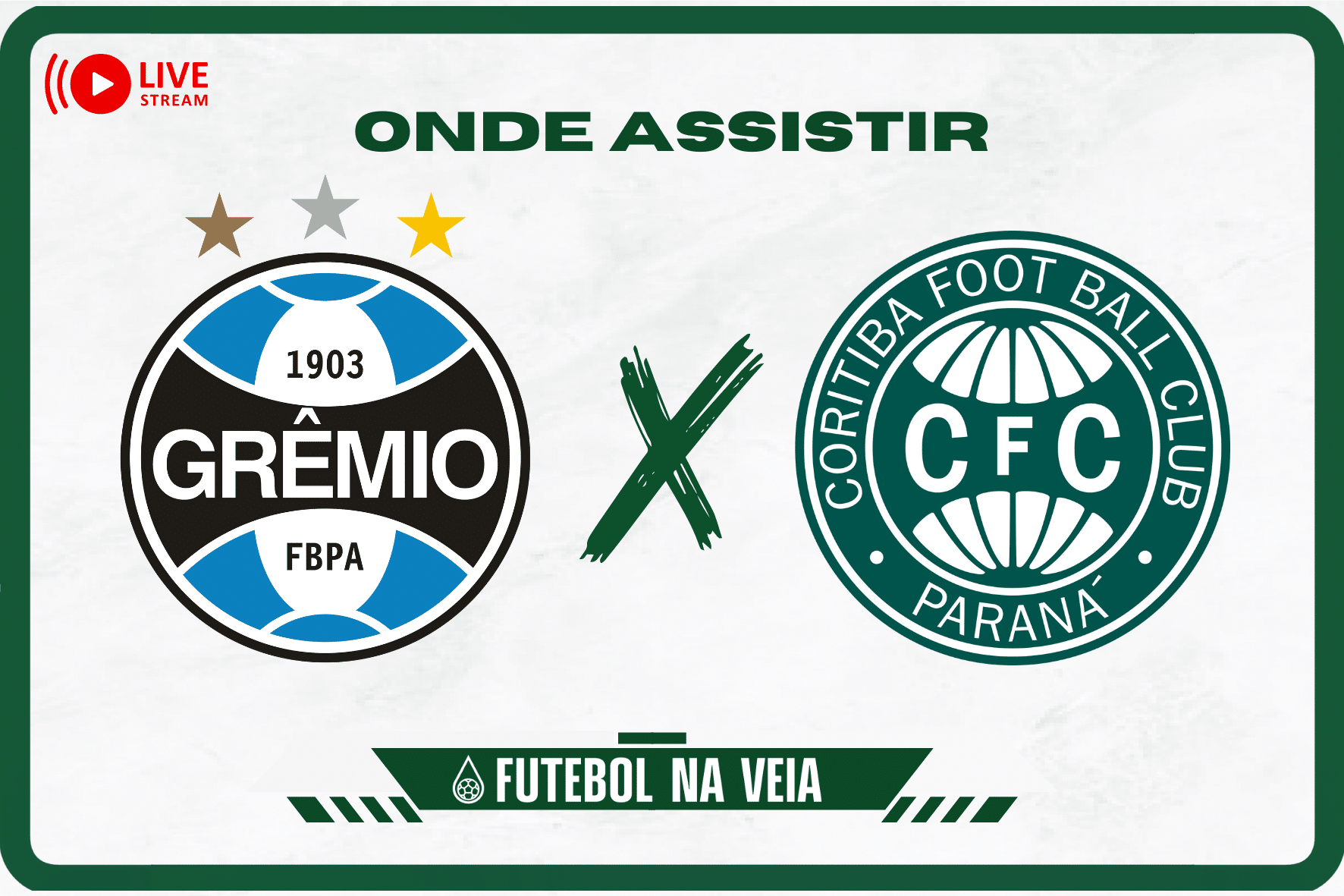 Gr&ecirc;mio x Coritiba ao vivo e online: onde assistir, hor&aacute;rio e escala&ccedil;&atilde;o no Brasileir&atilde;o S&eacute;rie A 2023