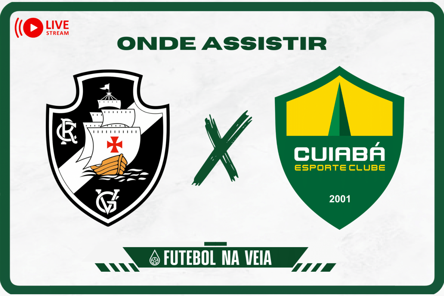 Vasco x Cuiabá ao vivo e online: onde assistir, horário e escalação no Brasileirão Série A 2023