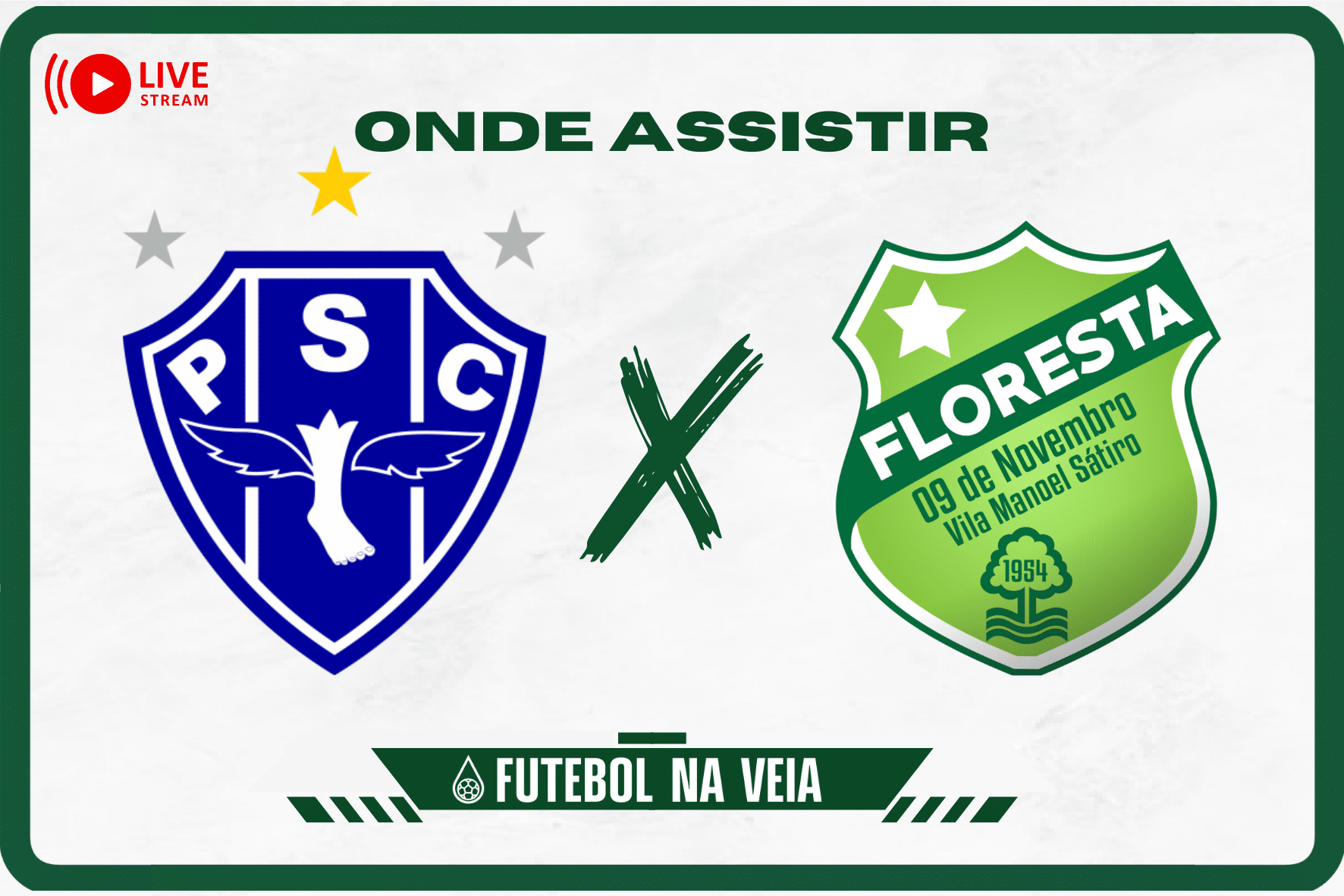 Paysandu x Floresta ao vivo e online: onde assistir, hor&aacute;rio e escala&ccedil;&atilde;o no Brasileir&atilde;o S&eacute;rie C 2023