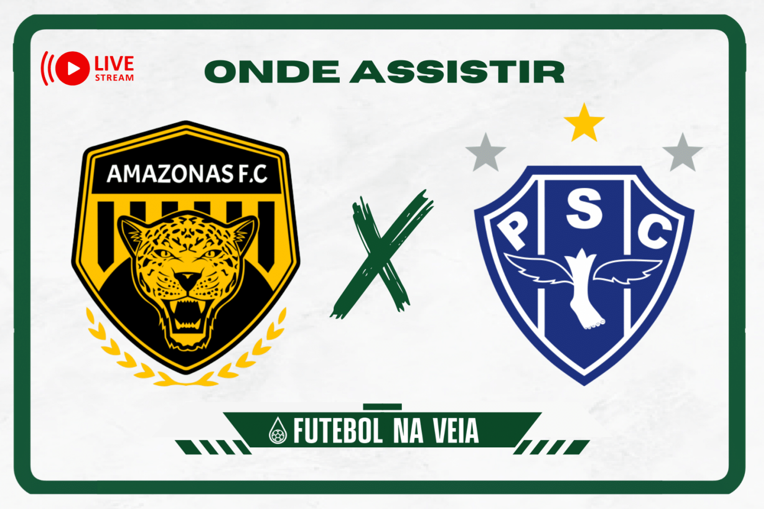 Amazonas x Paysandu ao vivo e online: onde assistir, hor&aacute;rio e escala&ccedil;&atilde;o no Brasileir&atilde;o S&eacute;rie C 2023