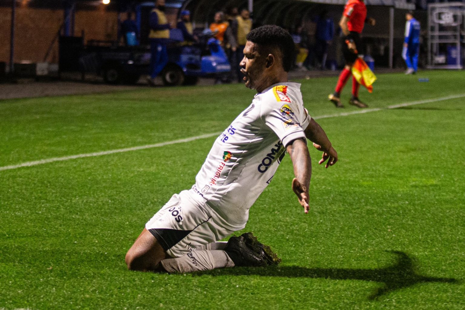 F&aacute;bio Lima, atacante do ABC, fala sobre vit&oacute;ria diante do Ava&iacute;