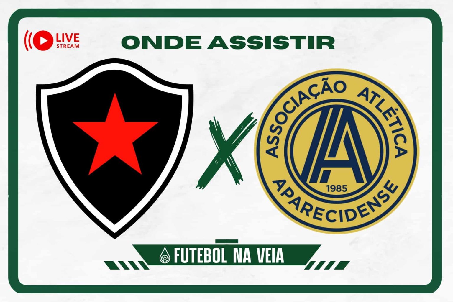Botafogo-PB x Aparecidense &ndash; Onde assistir ao vivo, hor&aacute;rio e escala&ccedil;&otilde;es &ndash; 15/07
