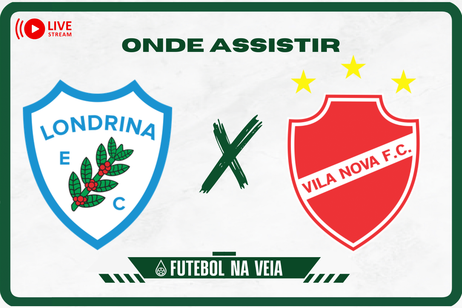 Londrina x Vila Nova &ndash; Onde assistir ao vivo, hor&aacute;rio do jogo e escala&ccedil;&otilde;es &ndash; 15/07